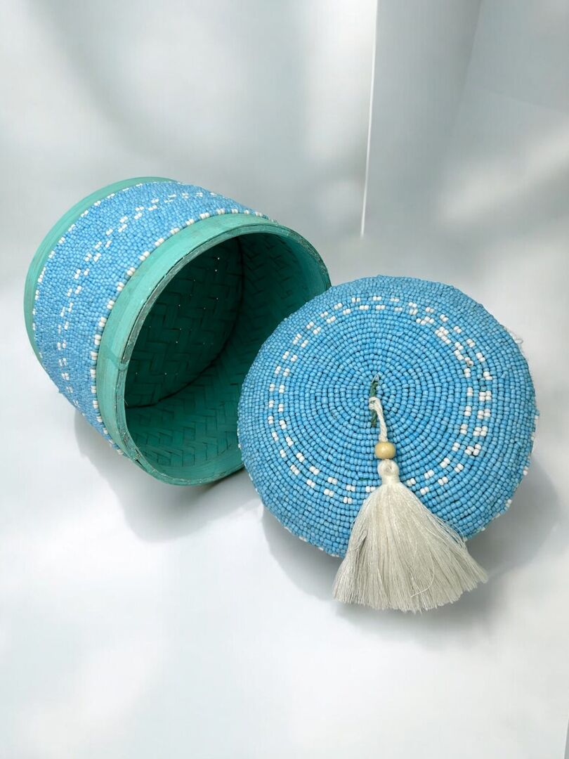 HỘP TRE ĐÍNH CƯỜM