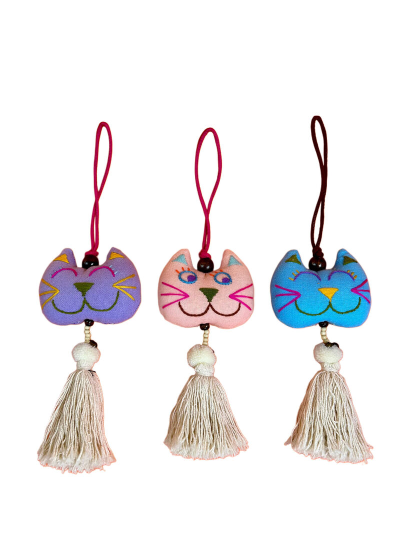 Móc Khóa Đầu Mèo