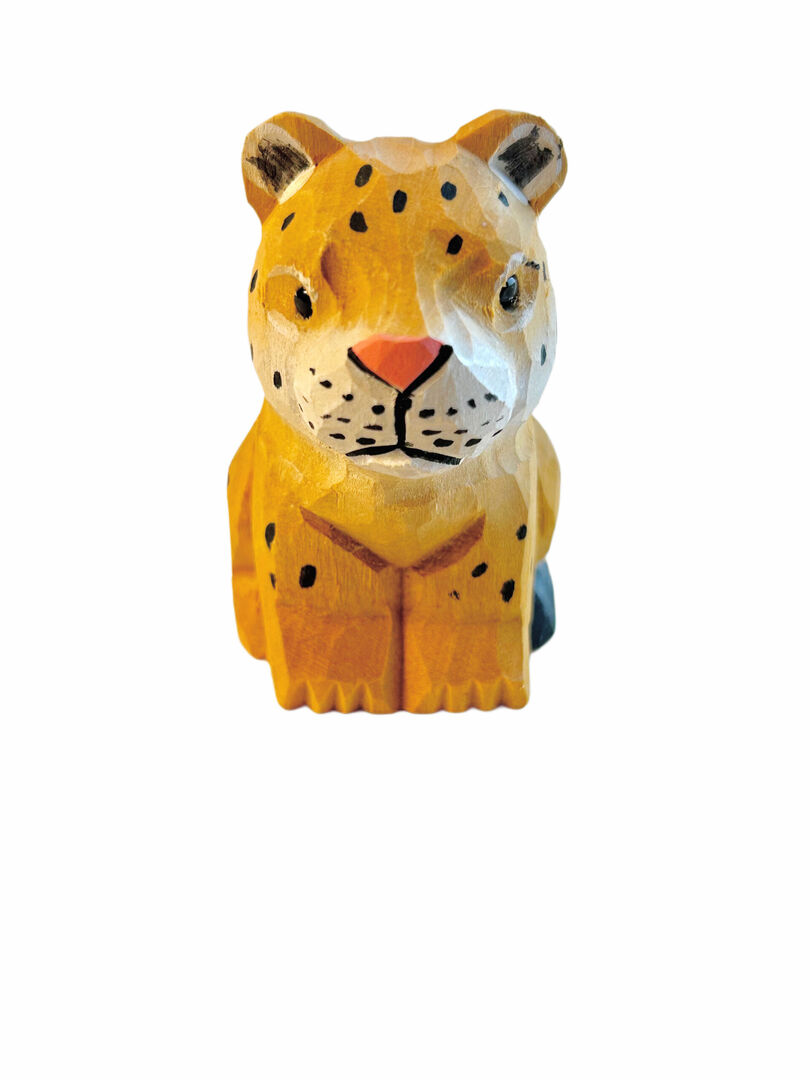 Mô Hình Báo Gỗ - Hình ảnh 2