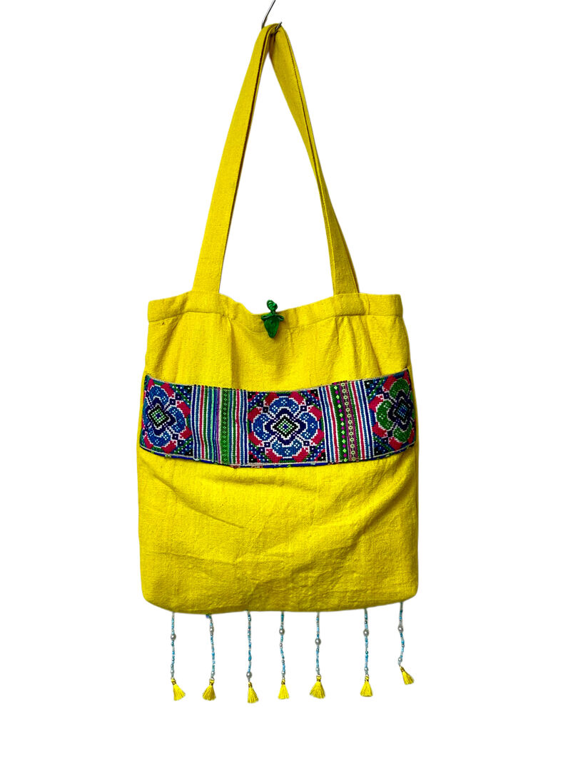 Túi Nhuộm Chàm Màu Vàng