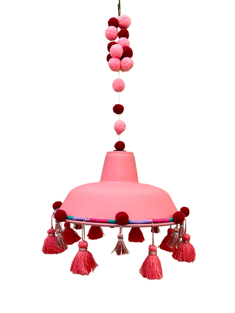 Chao Đèn Hồng Mạ Bạc