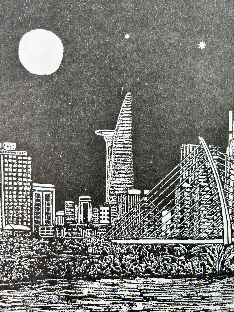 Tranh Sài Gòn Về Đêm
