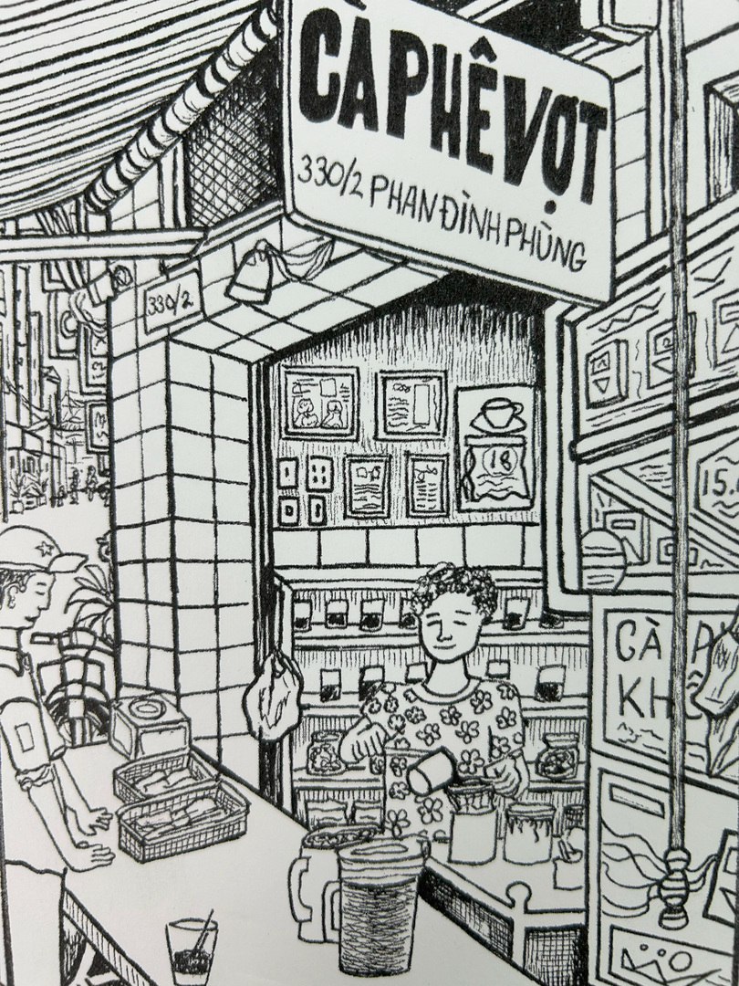 Tranh Cà Phê Vợt