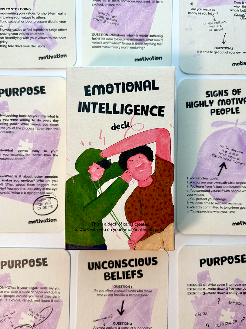 EMOTIONAL INTELLIGENCE—Bộ thẻ hướng dẫn thực thành Thông Minh Cảm Xúc