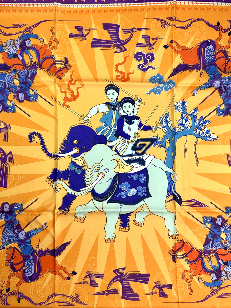 Khăn Lụa Vuông Loại Nhỏ