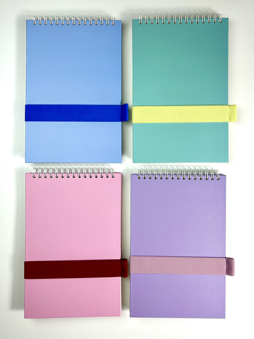 Sổ Tay Lò Xo Màu Pastel