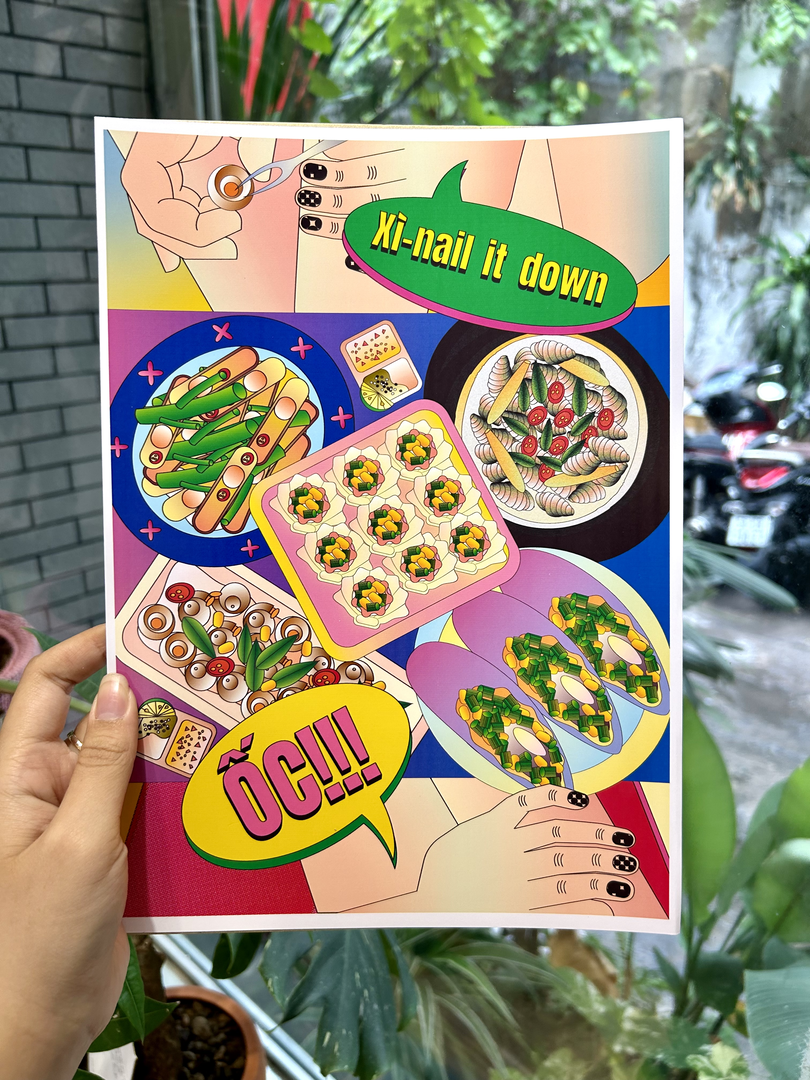 Tranh A4 Việt Nam Dí Dỏm